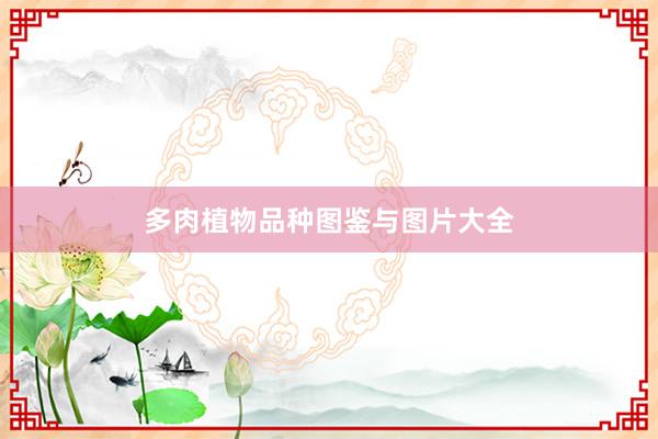 多肉植物品种图鉴与图片大全